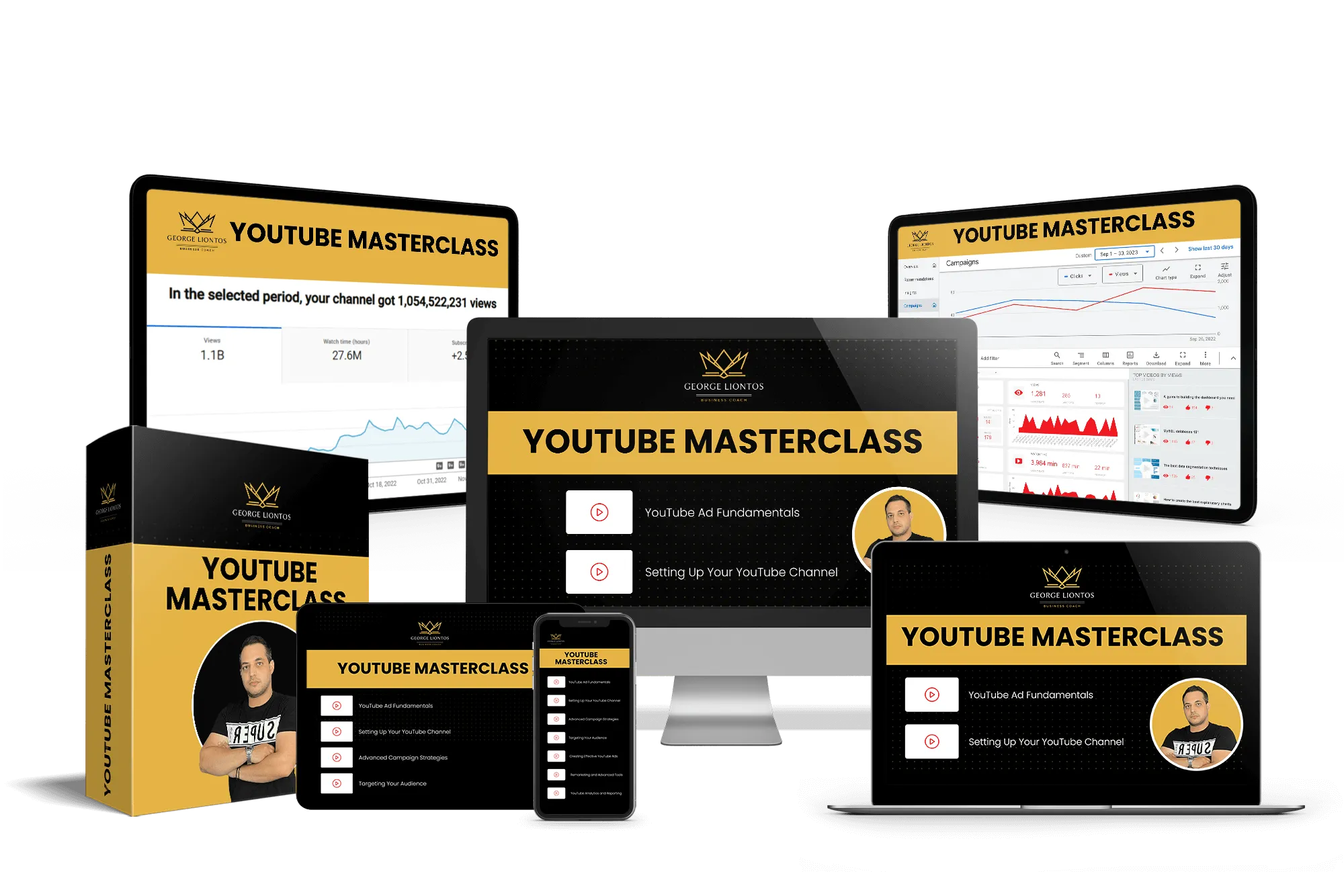 youtube masterclass mockup