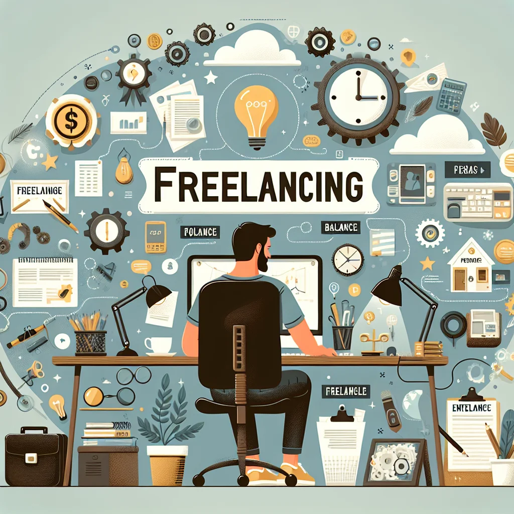 freelancing  and title: Οδηγός για την επιτυχία στο freelancing: στρατηγικές και συμβουλές για ελεύθερους επαγγελματίες.