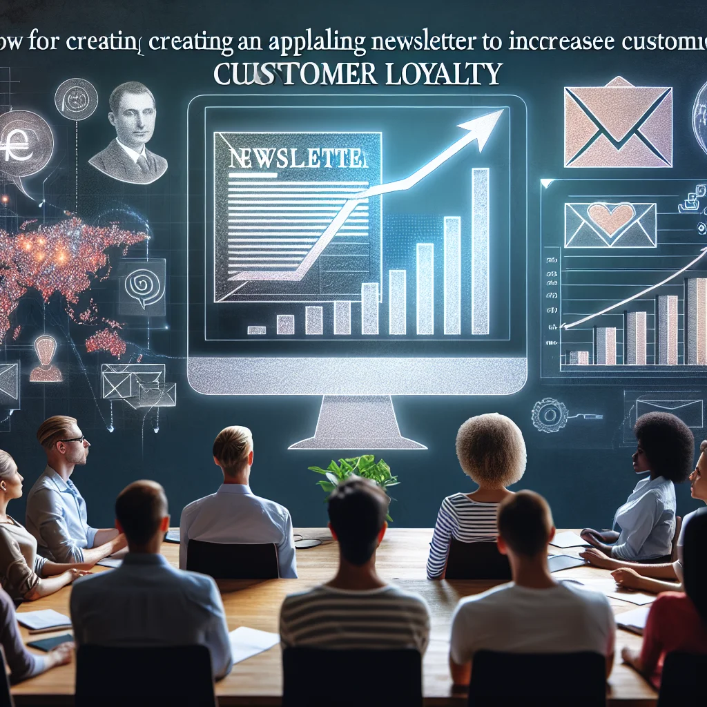 newsletter  and title: Δημιουργία ελκυστικού newsletter για την αύξηση της αφοσίωσης πελατών